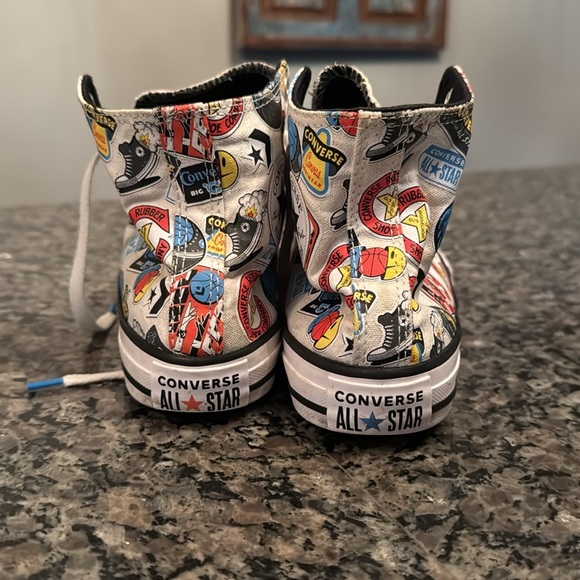 Converse chuck taylor High-Top Sneakers with Graphic Print 8 - Picture 4 of 14